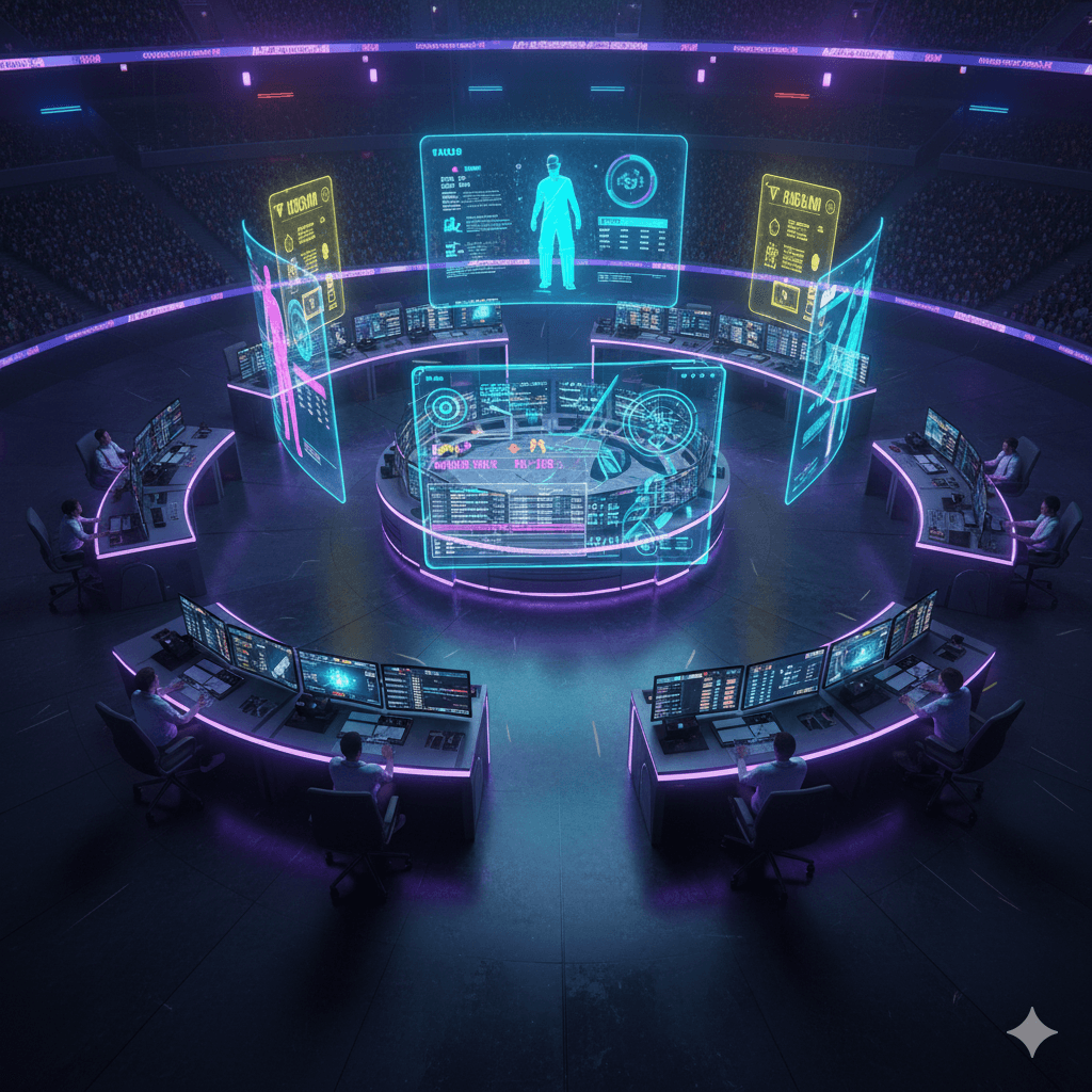 Team celebrating a championship victory with a trophy